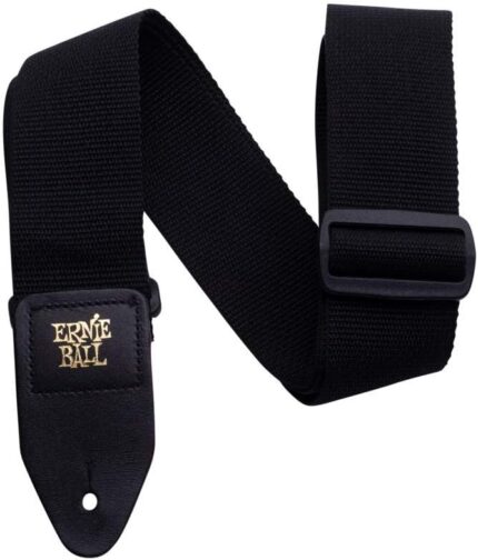 Ernie Ball Polypro Guitar Strap, Black (P04037)